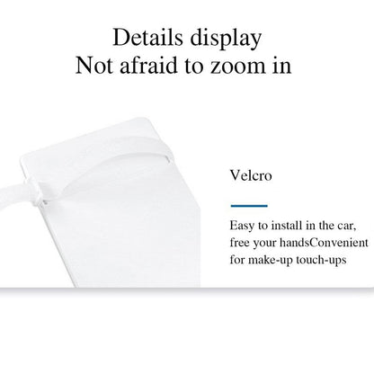 Car Sun Visor Makeup Mirror, LED Touch Screen Adjustable Brightness Auto Interior Makeup HD Mirror, Rechargeable Vanity Mirror,Girly Car Accessories,Car Stuff