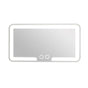 Car Sun Visor Makeup Mirror, LED Touch Screen Adjustable Brightness Auto Interior Makeup HD Mirror, Rechargeable Vanity Mirror,Girly Car Accessories,Car Stuff