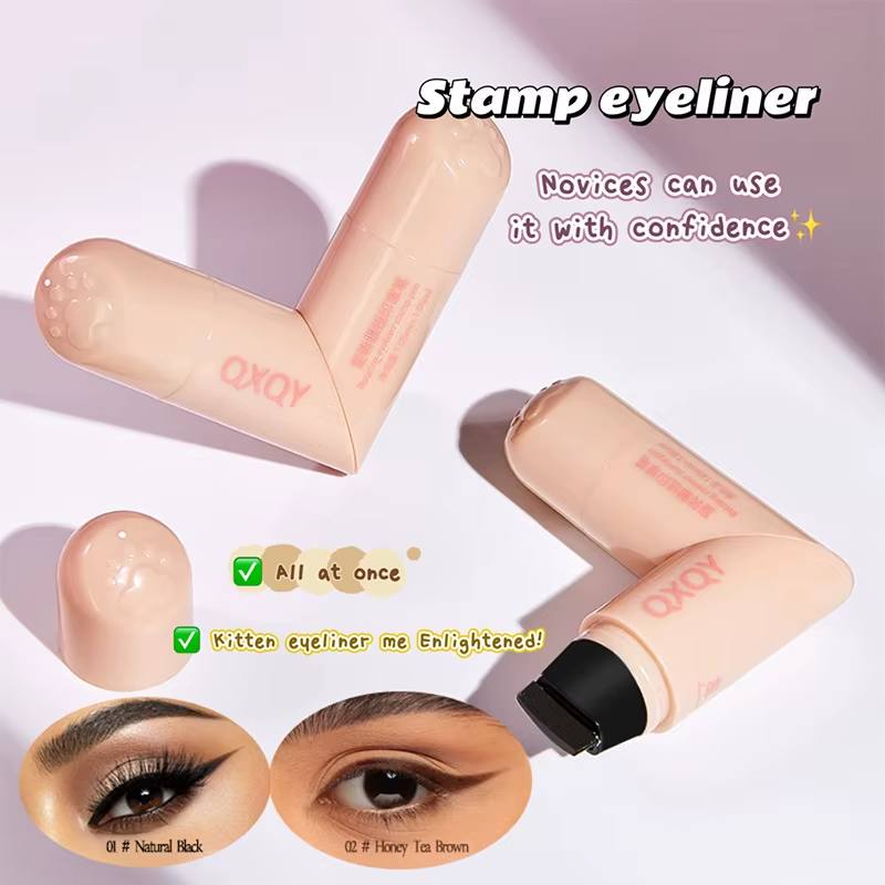 Viral Wing Eyeliner Stamp Pen - Dual Ended, Waterproof, Quick Dry, All Day Wear
