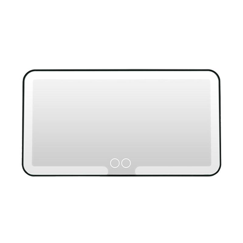 Car Sun Visor Makeup Mirror, LED Touch Screen Adjustable Brightness Auto Interior Makeup HD Mirror, Rechargeable Vanity Mirror,Girly Car Accessories,Car Stuff