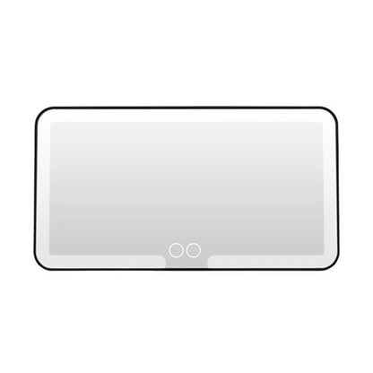 Car Sun Visor Makeup Mirror, LED Touch Screen Adjustable Brightness Auto Interior Makeup HD Mirror, Rechargeable Vanity Mirror,Girly Car Accessories,Car Stuff