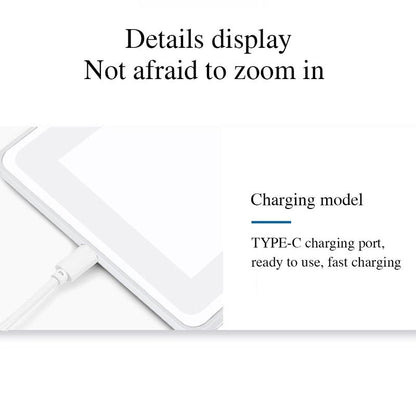 Car Sun Visor Makeup Mirror, LED Touch Screen Adjustable Brightness Auto Interior Makeup HD Mirror, Rechargeable Vanity Mirror,Girly Car Accessories,Car Stuff