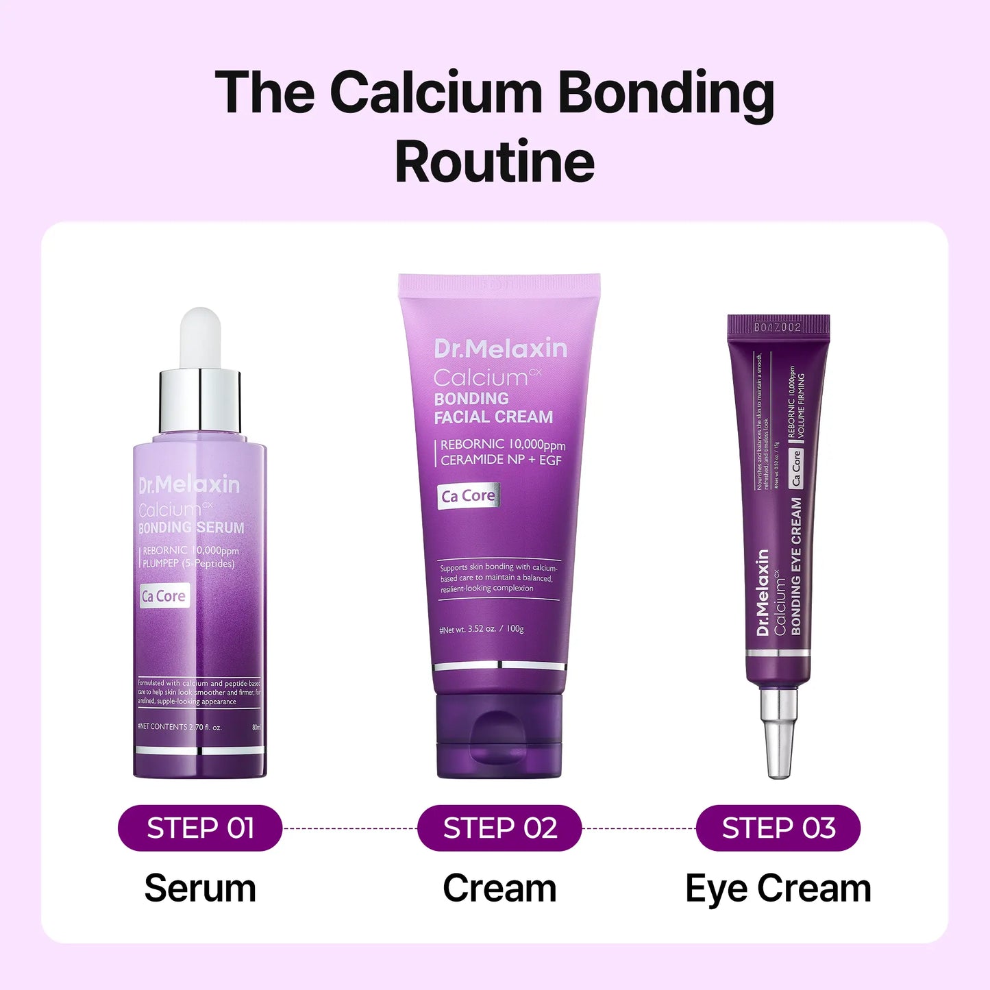 [Dr.Melaxin Official] Calcium Bonding Facial Cream Firming & Anti-Aging Face Moisturizer with REBORNIC 10,000Ppm, Ceramide NP, EGF & Triple Hyaluronic Acid | Rebuilds Skin Density & Elasticity | Korean Skincare