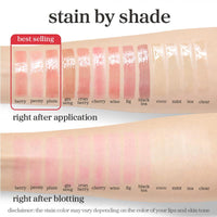 Nooni Korean Apple Lip Oil + Lip Stain | Glossy Lip Stain, Tinting & Long Lasting, Moisturizing Lip Care (13 Options) Hydrate Lipgloss Lipstick Makeup Glossy Hydrating Moisturizer Plump Transfer-Proof