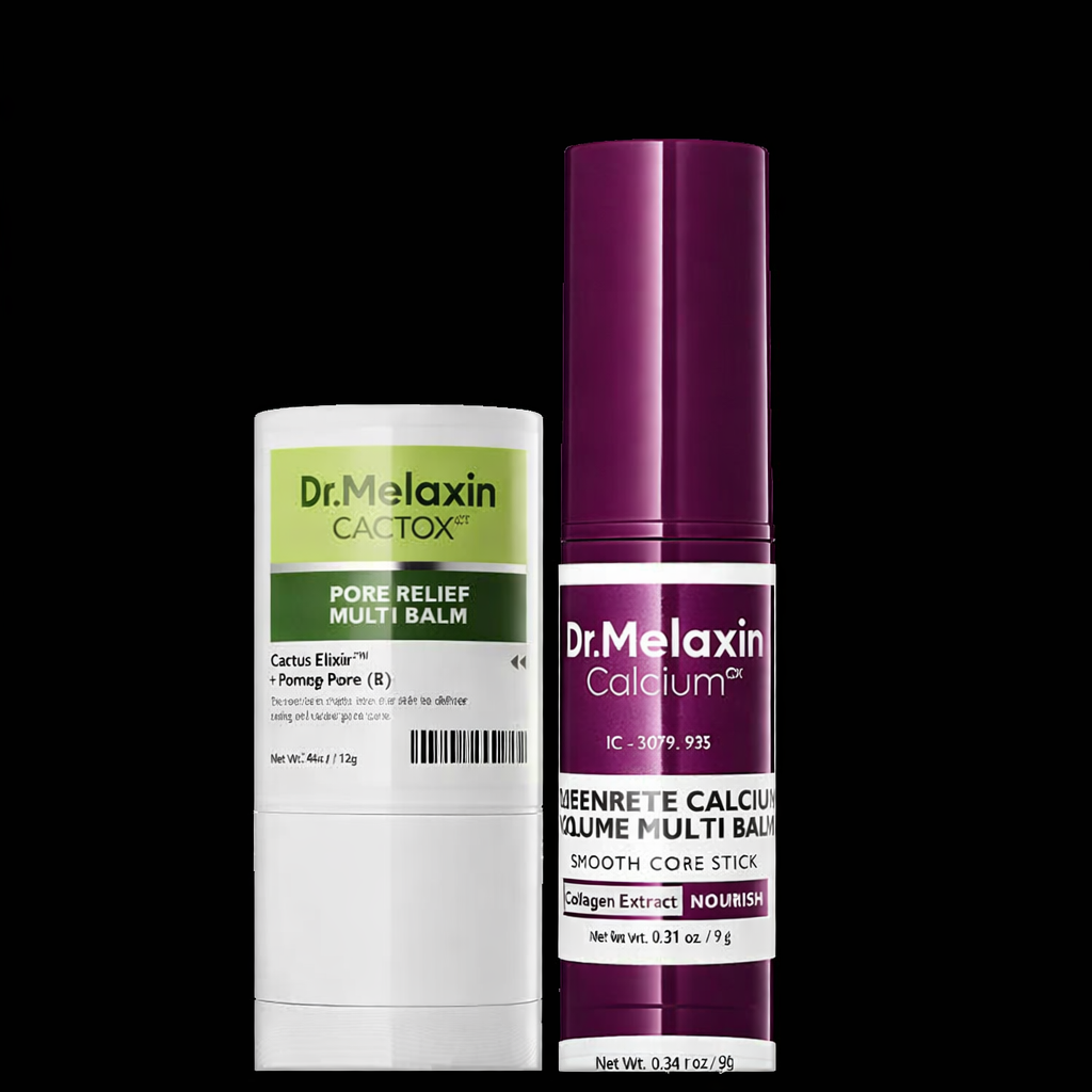 Dr.Melaxin Cactox & Collagen Multi Pore Firming Duo with Cactus Cooling & Eye Care Stick for Visible Pore Refining and Skin Repair