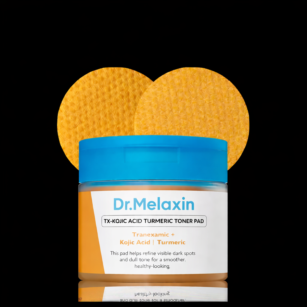Dr.Melaxin Kojic Acid Turmeric TX Toner Pad 70Pads, Dark Spot & Pigmentation Care for Uneven Skin Tone