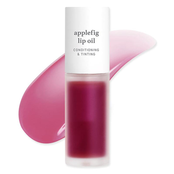 Nooni Korean Apple Lip Oil + Lip Stain | Glossy Lip Stain, Tinting & Long Lasting, Moisturizing Lip Care (13 Options) Hydrate Lipgloss Lipstick Makeup Glossy Hydrating Moisturizer Plump Transfer-Proof